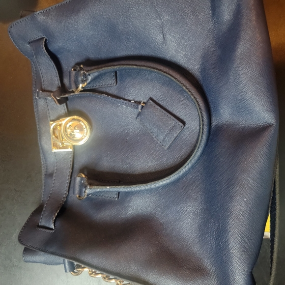 Michael Kors Nave Blue Bag - Picture 1 of 16
